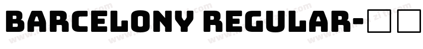 Barcelony Regular字体转换